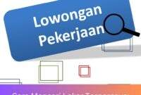 Cara Mencari Loker Terpercaya: Panduan Komprehensif